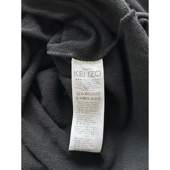 KENZO embroidery sweatshirt dress, size S, mid-thigh length - Picture 8 of 8